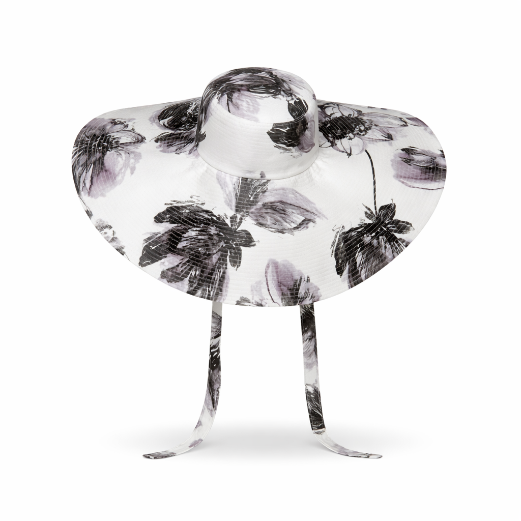Giselle Sunhat | White/Black