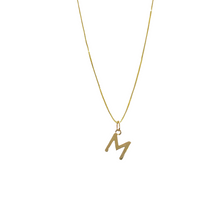 Stone and Strand 10K Yellow Gold Good Girl Initial Necklace Front Image