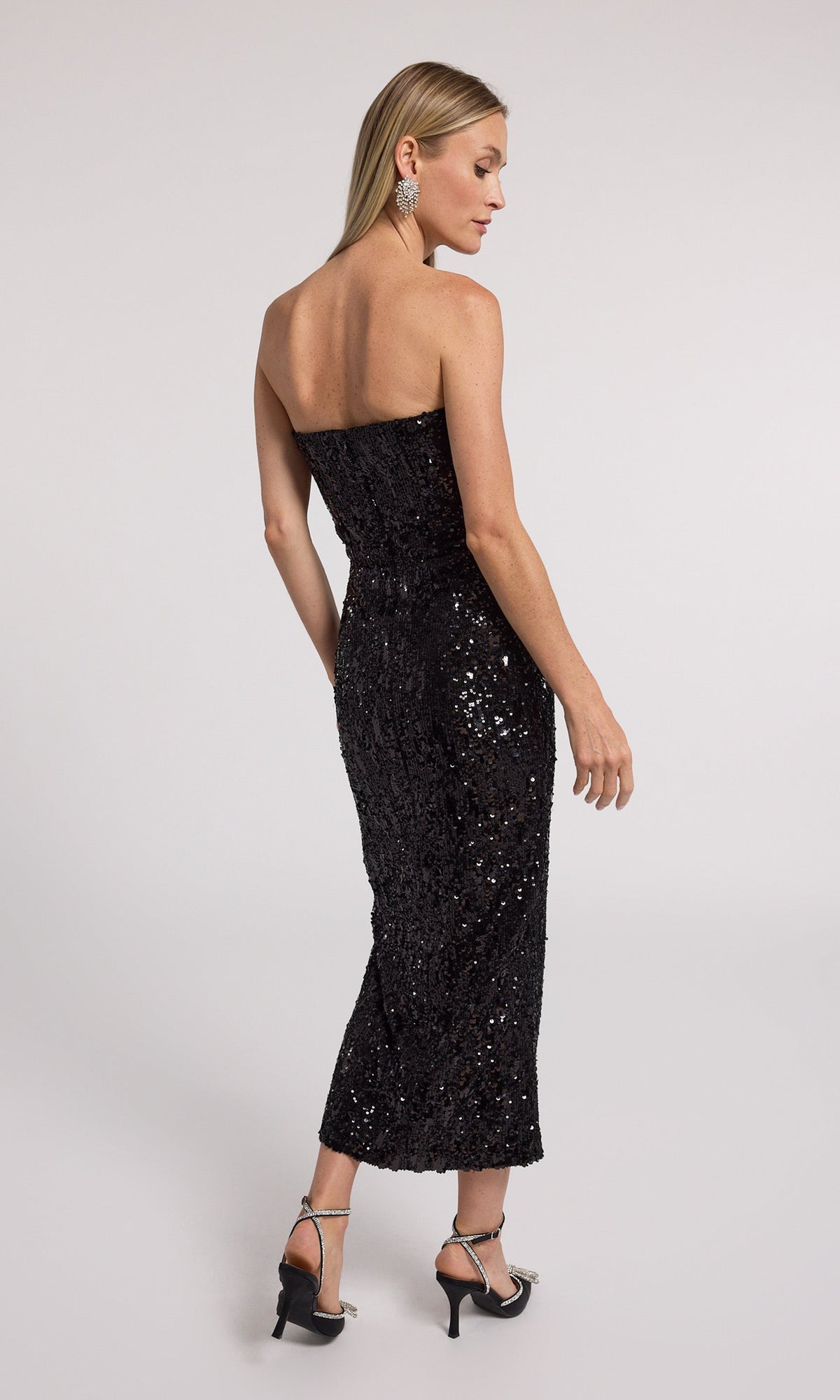 Blaine Sequin Dress | Black