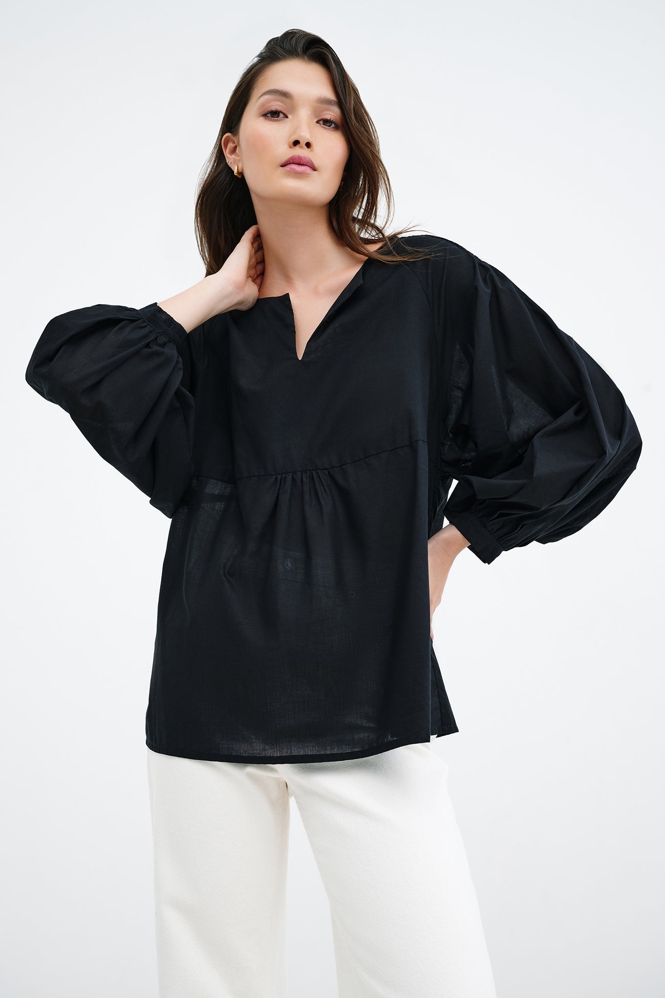 Kissena Top | Black