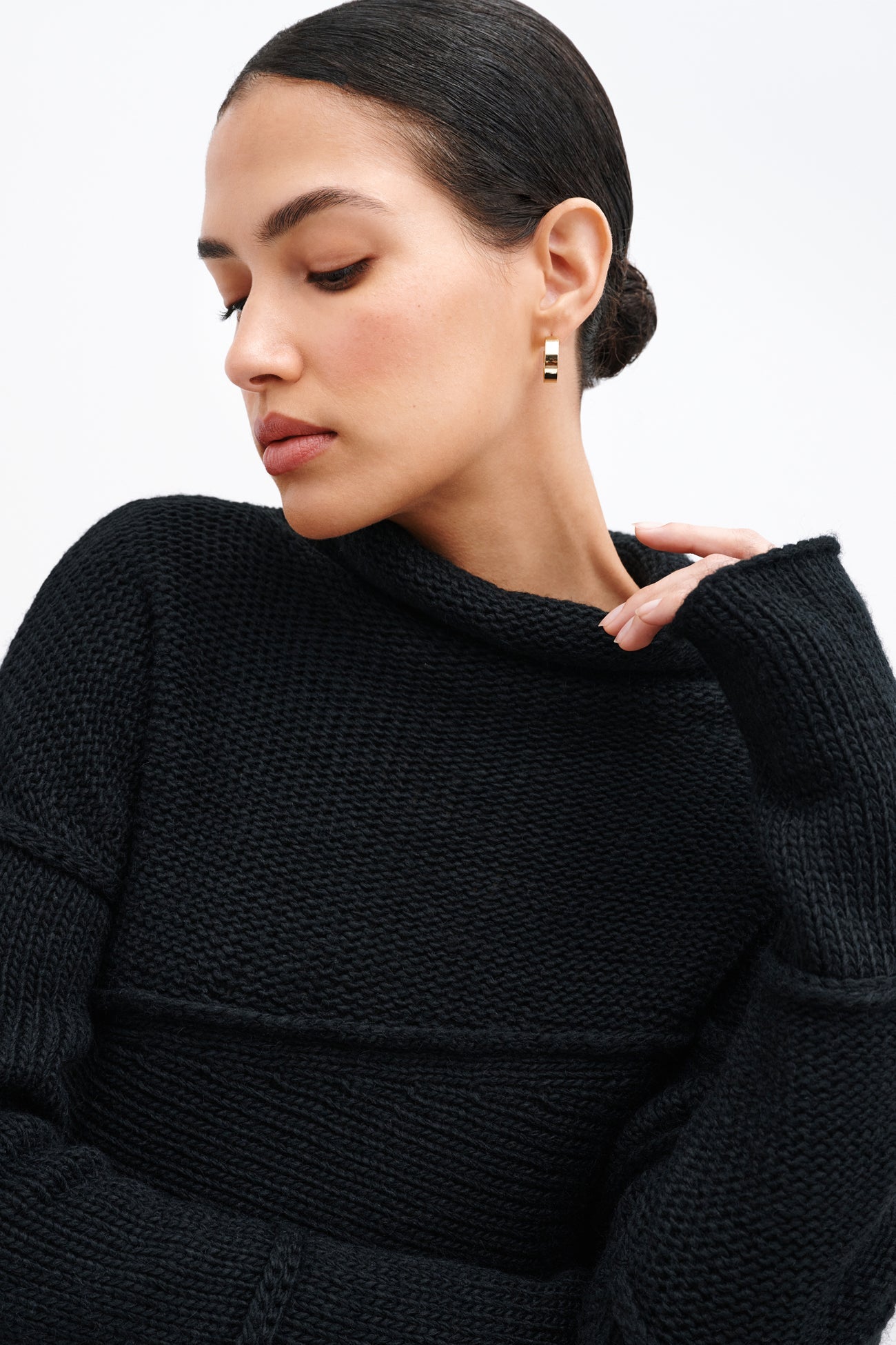 Midtown Sweater Dress | Black