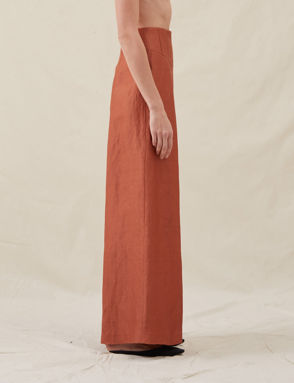Womens | The Corset Pants | Terracotta