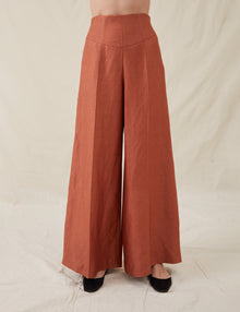 Womens | The Corset Pants | Terracotta