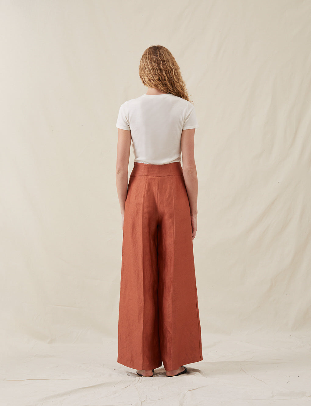 Womens | The Corset Pants | Terracotta