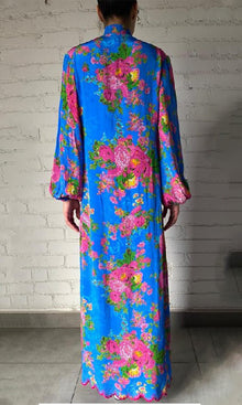 Womens | Aara Viscose Long Dress | Blue