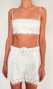 Womens | Adya Cotton Cambric Bandeau | Off White