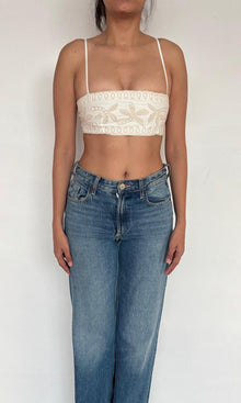 Womens | Ari Cotton Poplin Bandeau | White