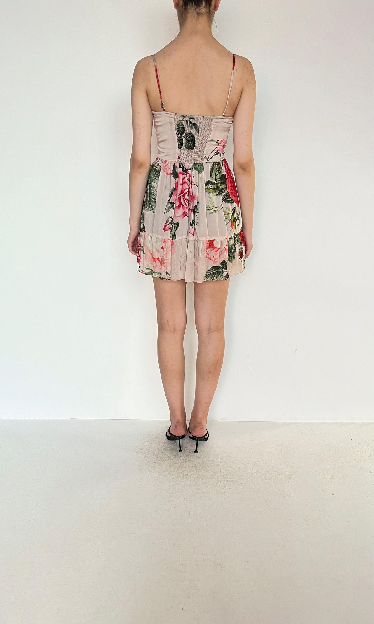 Womens | Inv Viscose Chiffon Naaz Short Dress | Pink