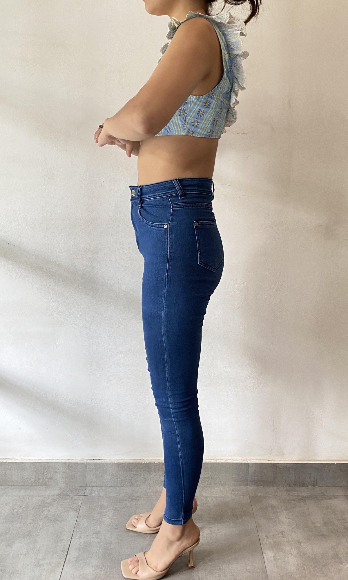 Womens | Inv Cotton Top | Blue Multi