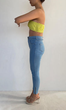 Womens | Nysa Cotton Bandeau | Neon Green