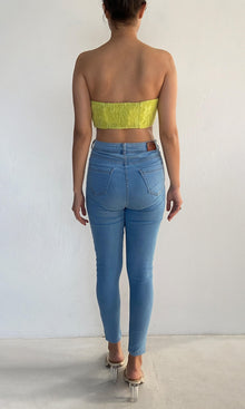Womens | Nysa Cotton Bandeau | Neon Green