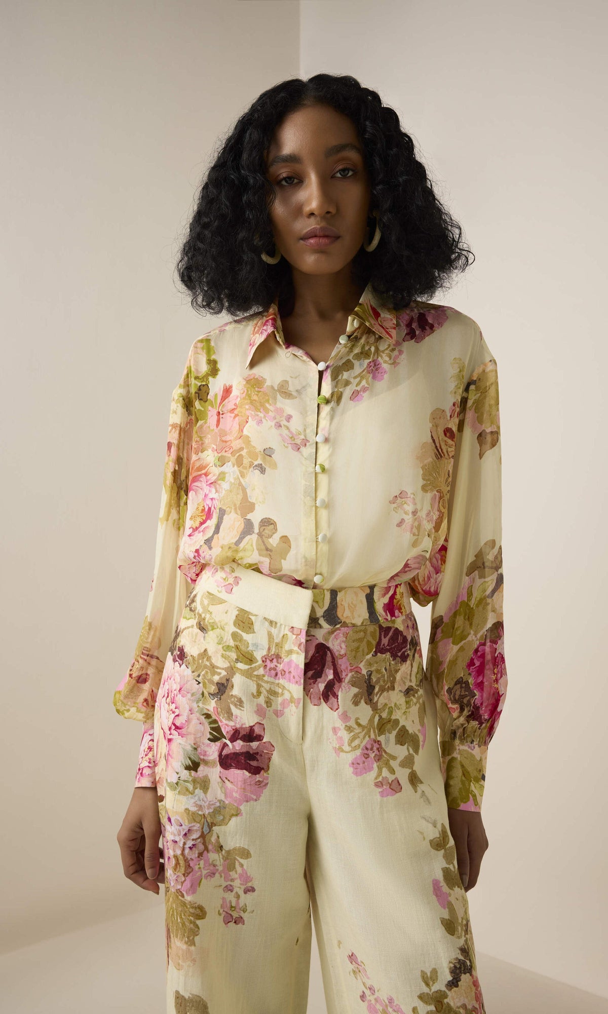 Womens | Sama Linen Cotton Waist Coat | Off White Multi