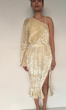 Womens | SL Velvet Brasso Midi Dress | White