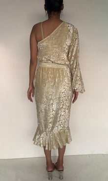 Womens | SL Velvet Brasso Midi Dress | White