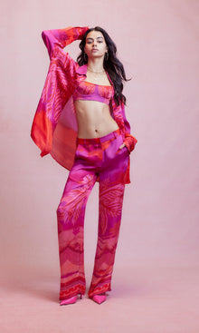 Hemant And Nandita | Soma Viscose Oversized Shirt | Multicolor