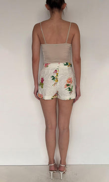 Womens | Taha Cotton Schiffli Shorts | White