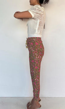 Hemant And Nandita | Vim Viscose Moss Crepe Pants | Musturd