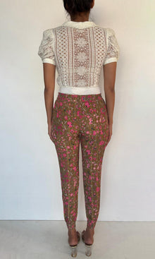 Hemant And Nandita | Vim Viscose Moss Crepe Pants | Musturd