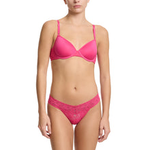 Signature Lace Low Rise Thong | Un-Beet-Able (Pink)