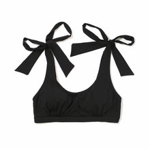 Swim Scoop Bikini Top | Black