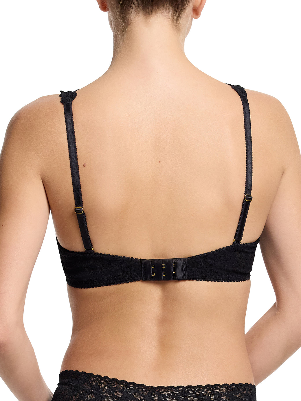 Signature Lace Unlined Underwire Bra | Black