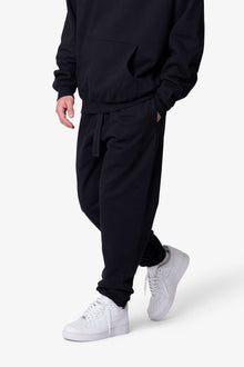 Heavy Basic Sweatpants | Black