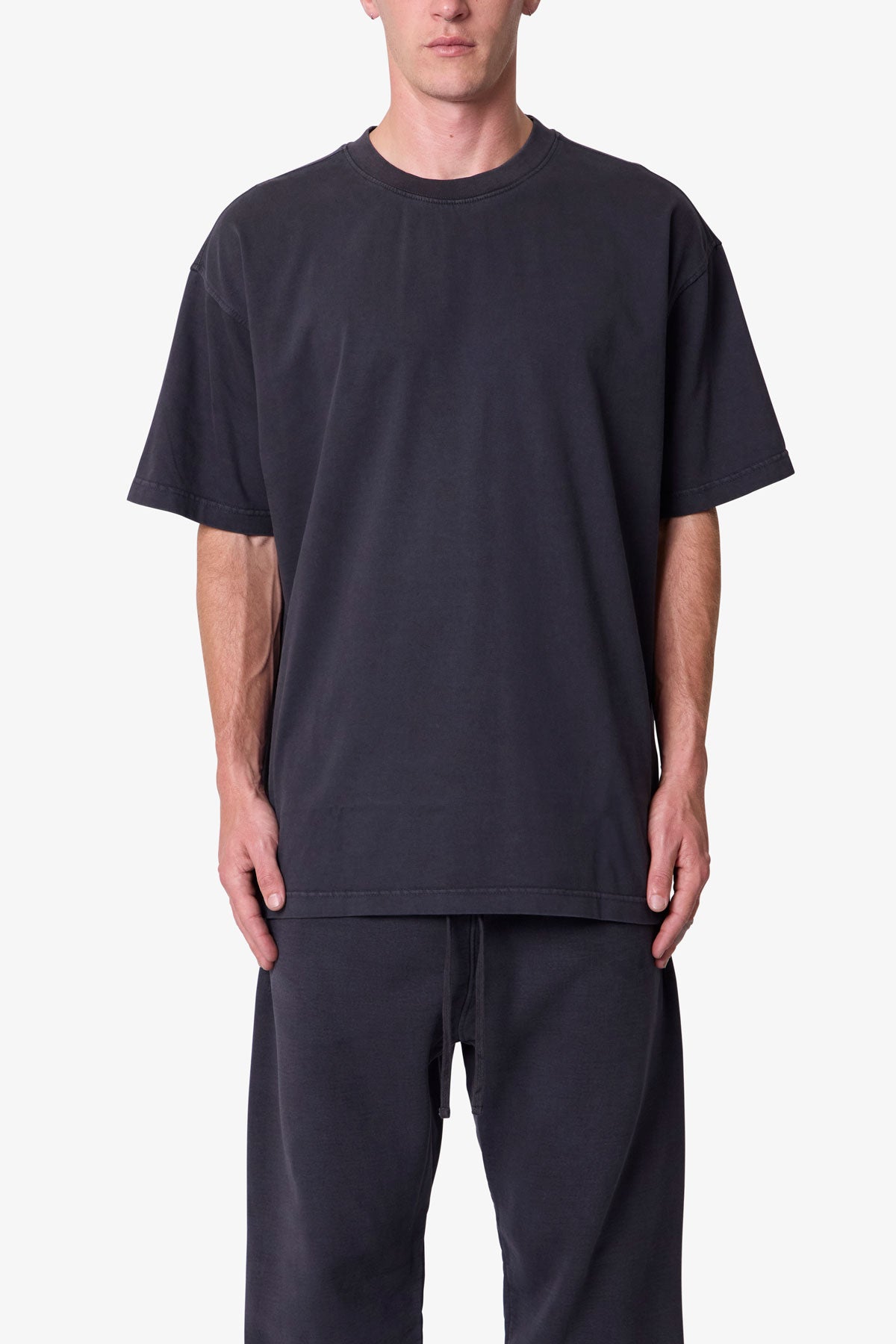Heavy Basic Tee | Washed Black