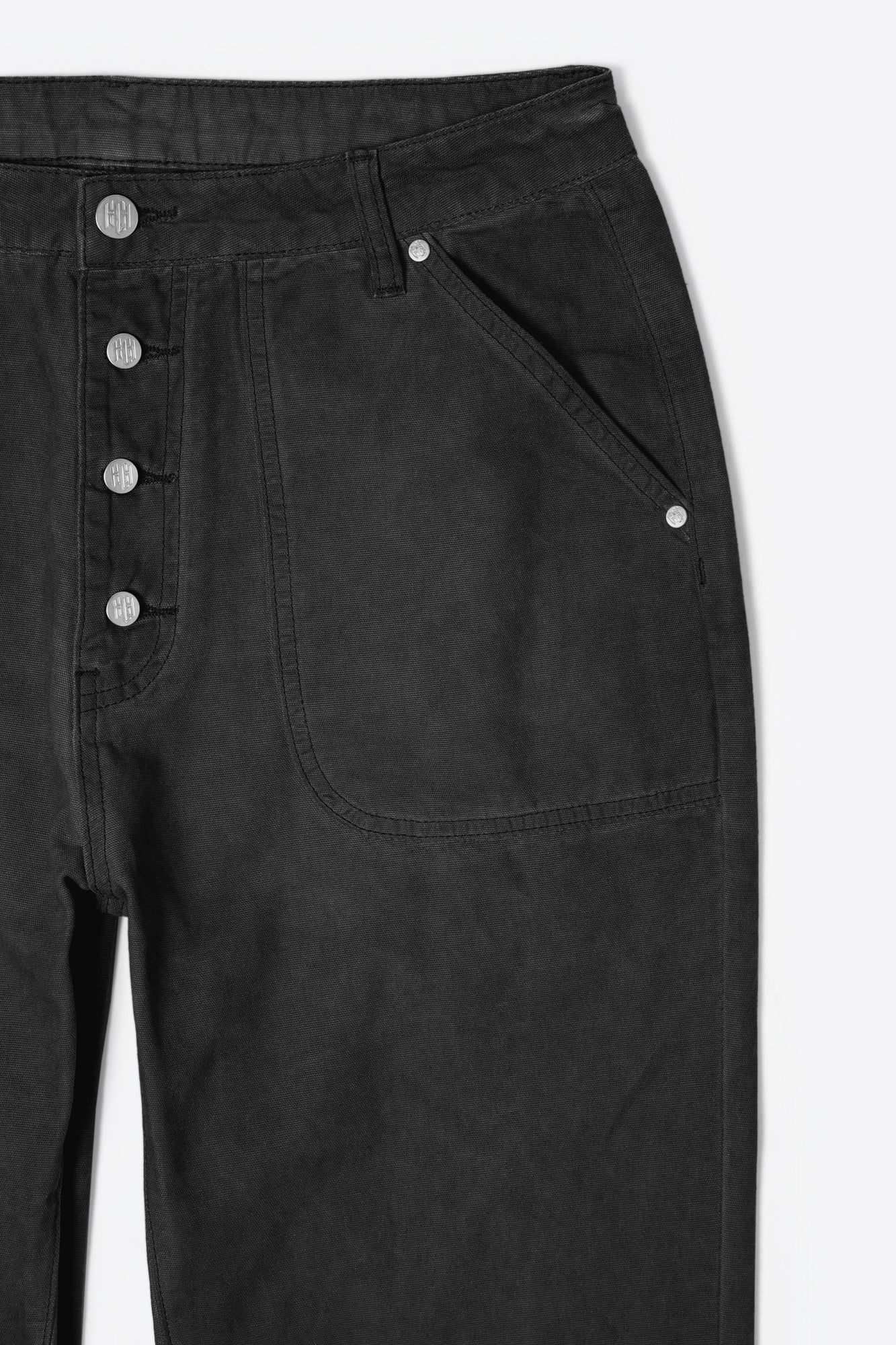 Heavy Laden Fatigue Pants | Vintage Black