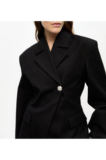 Heavy Cotton Tailoring Blazer | Black