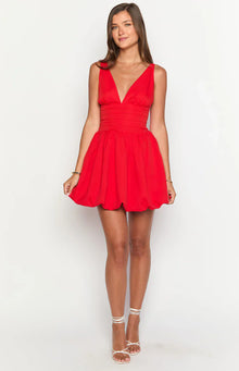 Hedley Mini Dress | Red