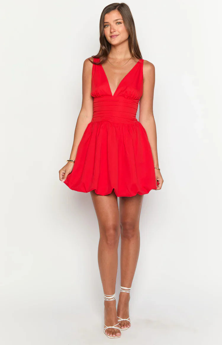 Hedley Mini Dress | Red