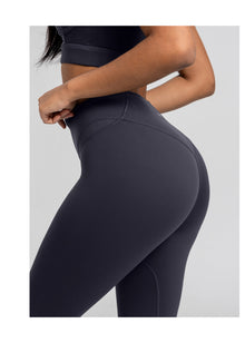 High-Waisted Stretch Performance Leggings | Charcoal
