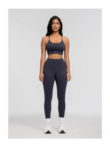 High-Waisted Stretch Performance Leggings | Charcoal