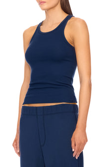 HIGH NECK FITTED TANK - ETERNE