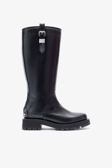 High Boots in Oleatex | Black