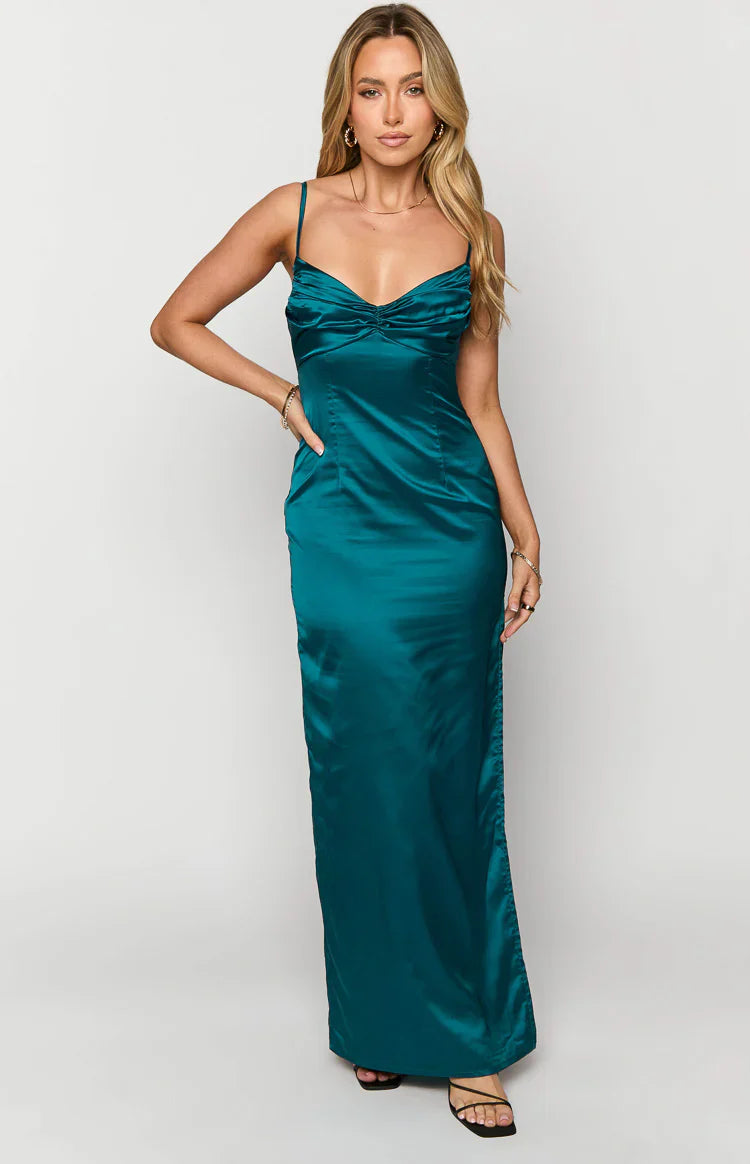 Honey Maxi Dress | Teal