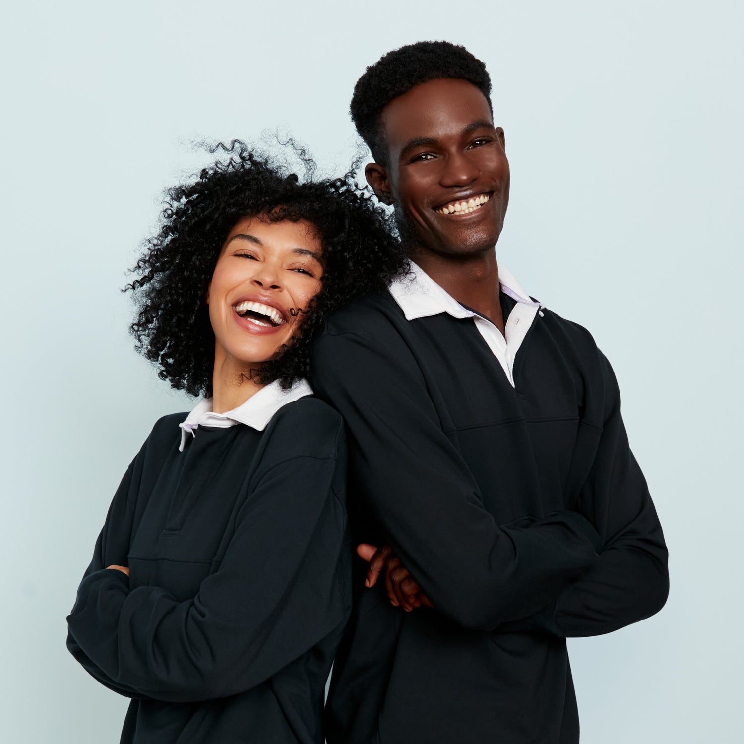 Modal Rugby Pullover | Black