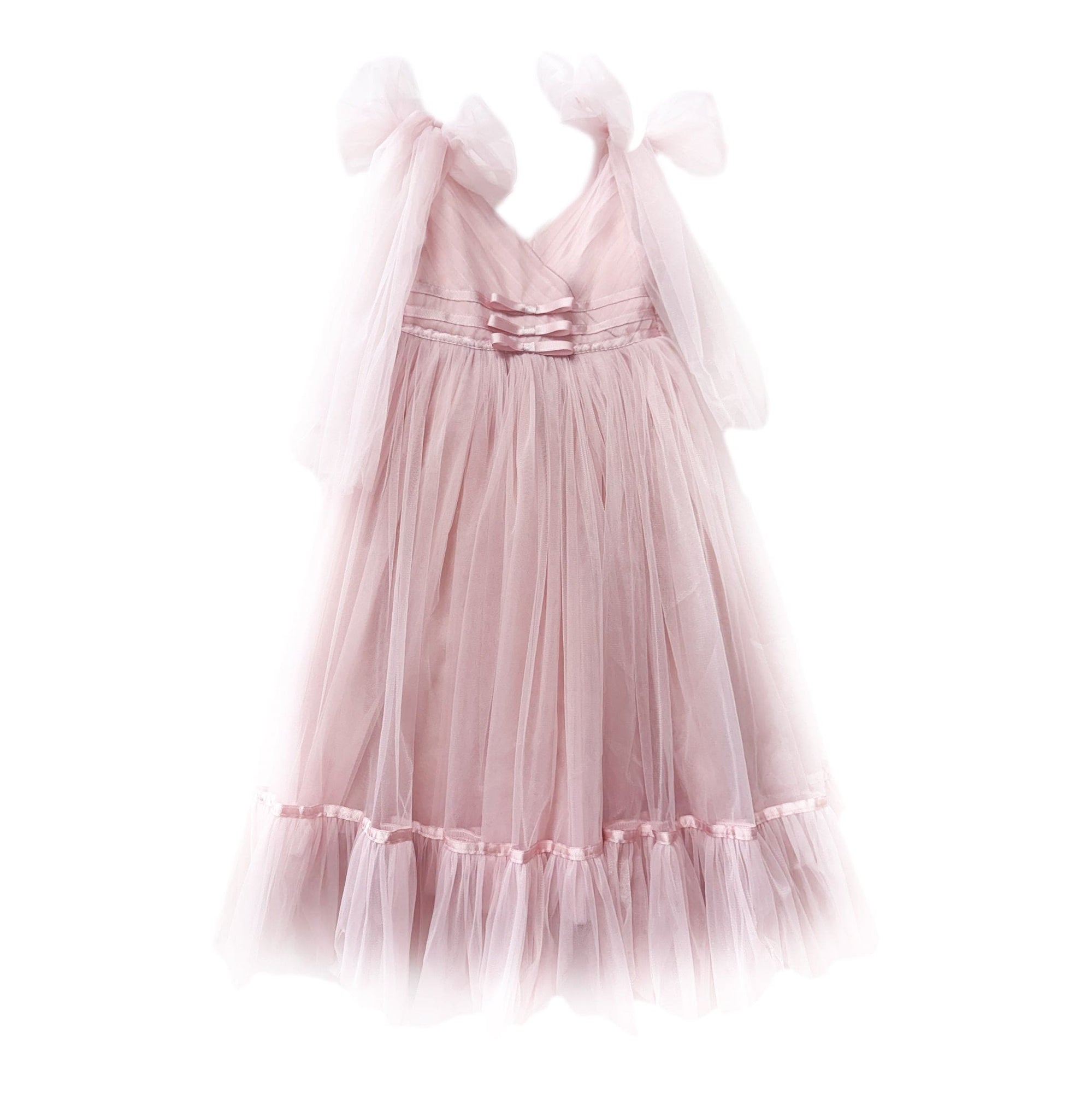 Girls | Camila Tulle Gown | Light Pink