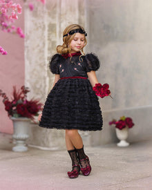 Baby Girls | Kylie Tulle and Organza Dress | Black