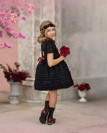 Baby Girls | Kylie Tulle and Organza Dress | Black