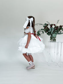 Constanza Ceremony Hair Bow | White