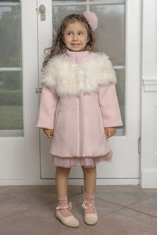 Baby Girls | Faina Wool Coat | Pink