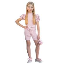 Baby Girls | Top and Biker Shorts Set | Pink