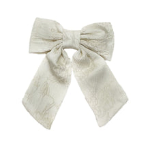 Eliza Petite Hair Bow | Beige