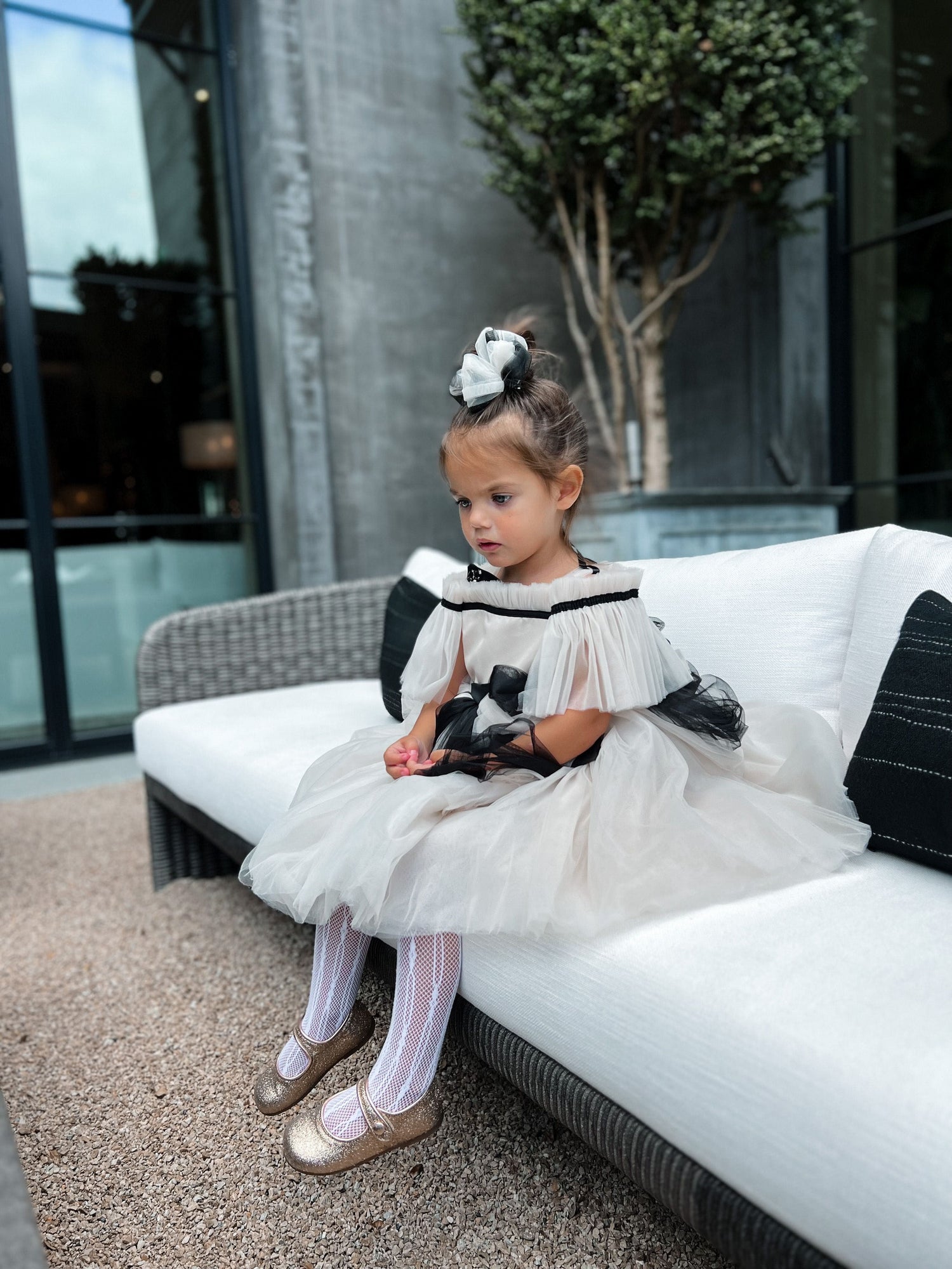 Baby Girls | Grace Tulle Dress | Beige