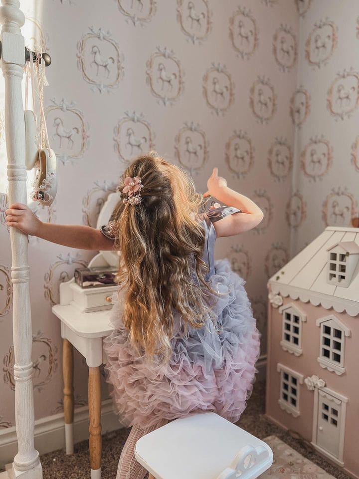 Baby Girls | Mia and Ombré Cupcake Tulle Dress | Grey & Pink