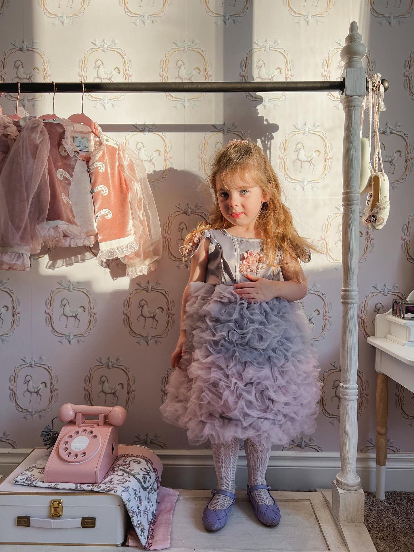 Baby Girls | Mia and Ombré Cupcake Tulle Dress | Grey & Pink