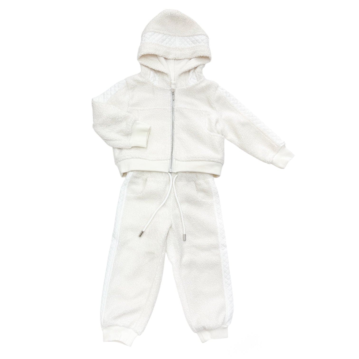 Baby Unisex | Teddy Track Suit | White