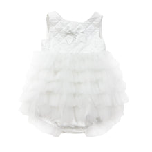 Baby Girls | Poppy Quilted Romper | White
