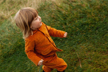 Organic Cotton Velvet Jacket | Raw Sienna
